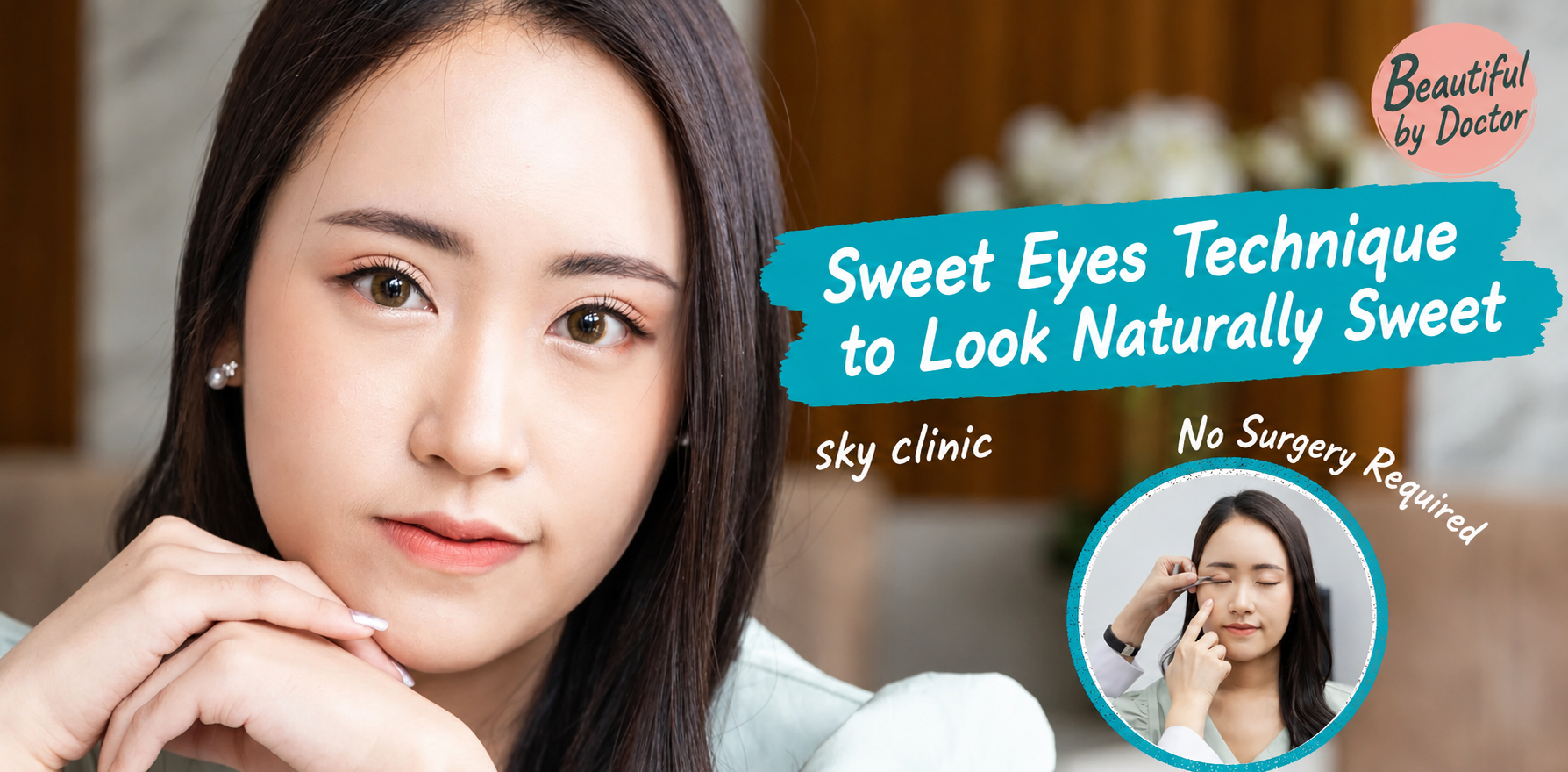 Double eyelid  Sweet Eyes technique – beautiful, natural-looking eyes with no downtime.